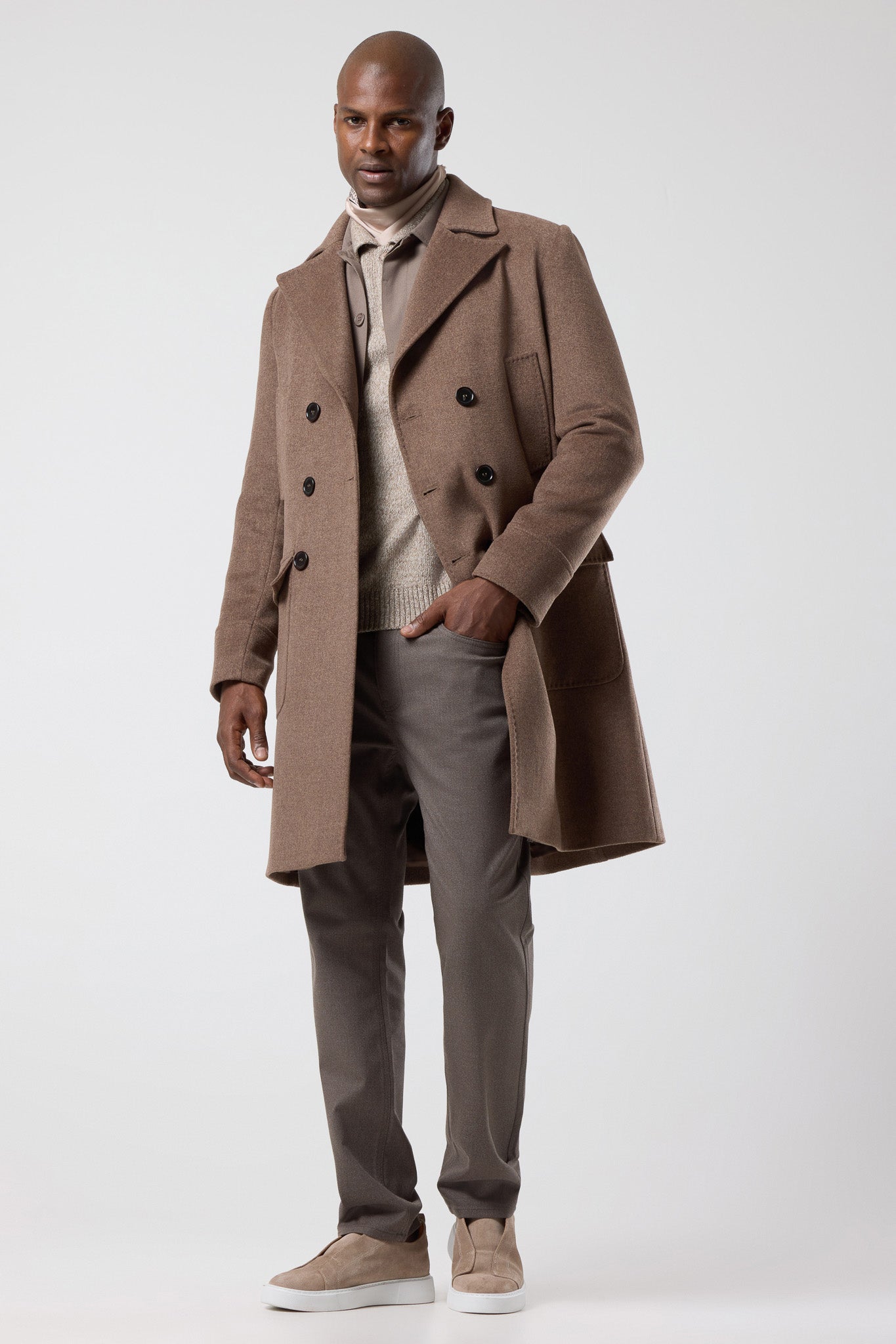 Klasik Yaka Uzun Kaban - CKT-5025-CAMEL-S - CKT-5025-CAMEL-S_4
