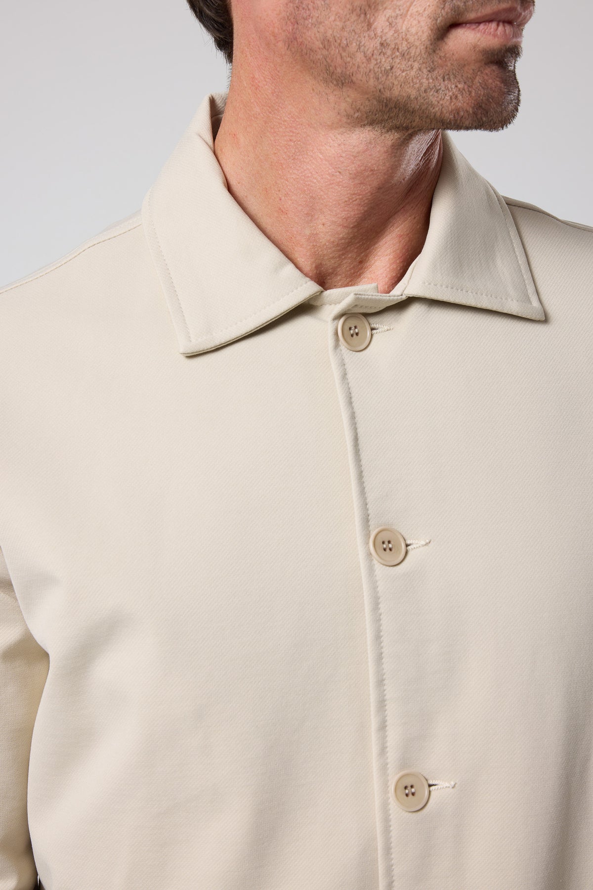Düğmeli Klasik Yaka Ceket - CKT-5033-BEIGE-S - CKT-5033-BEIGE-S_6