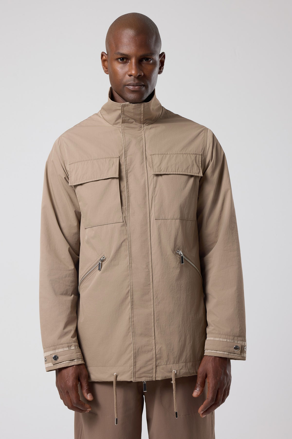 Kapüşonlu Cep Detaylı Ceket - CKT-5042-BEIGE-S - CKT-5042-BEIGE-S_18