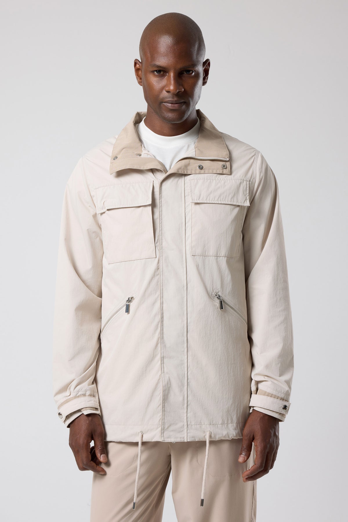 Kapüşonlu Cep Detaylı Ceket - CKT-5042-BEIGE-S - CKT-5042-BEIGE-S_65