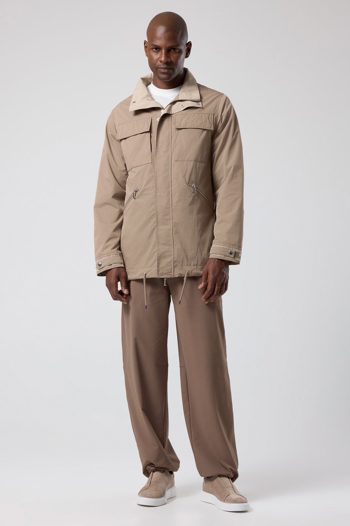 Kapüşonlu Cep Detaylı Ceket - CKT-5042-BEIGE-S - CKT-5042-BEIGE-S_8