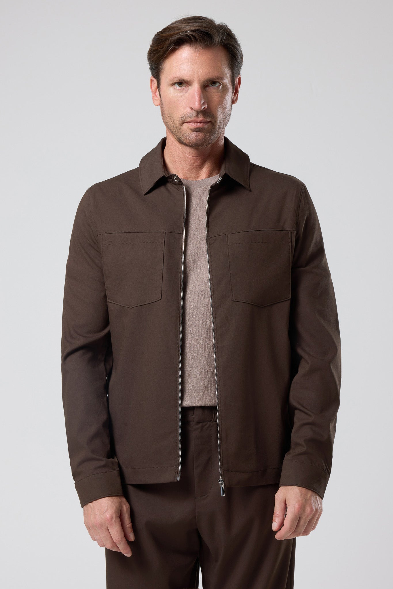 Fermuarlı Gömlek Ceket - CKT-5049-BEIGE-S - CKT-5049-BEIGE-S_22