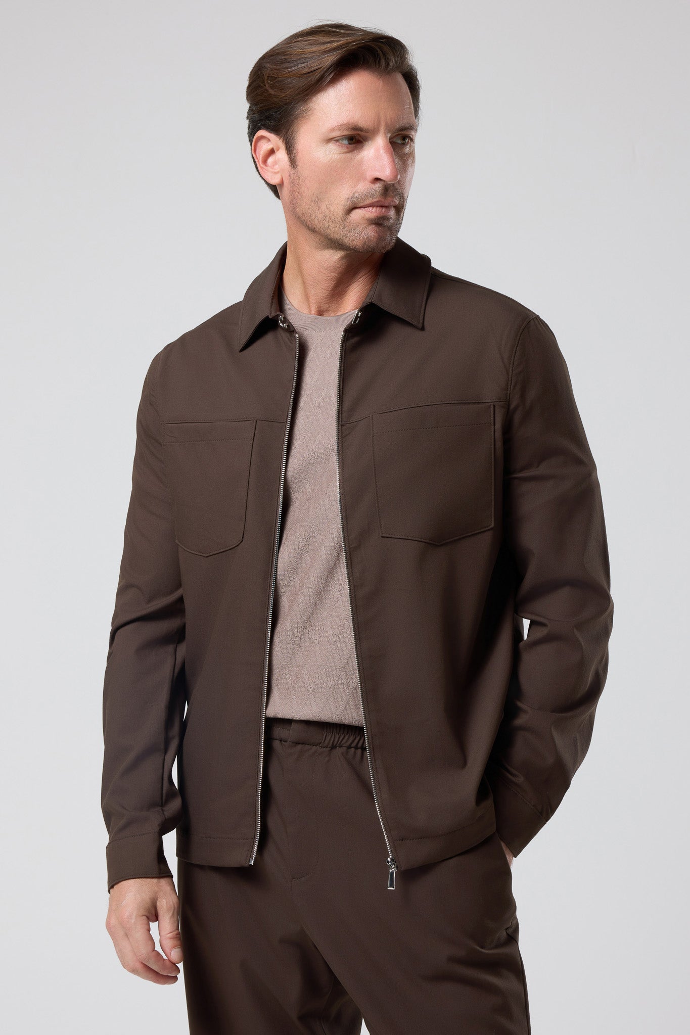 Fermuarlı Gömlek Ceket - CKT-5049-BEIGE-S - CKT-5049-BEIGE-S_23
