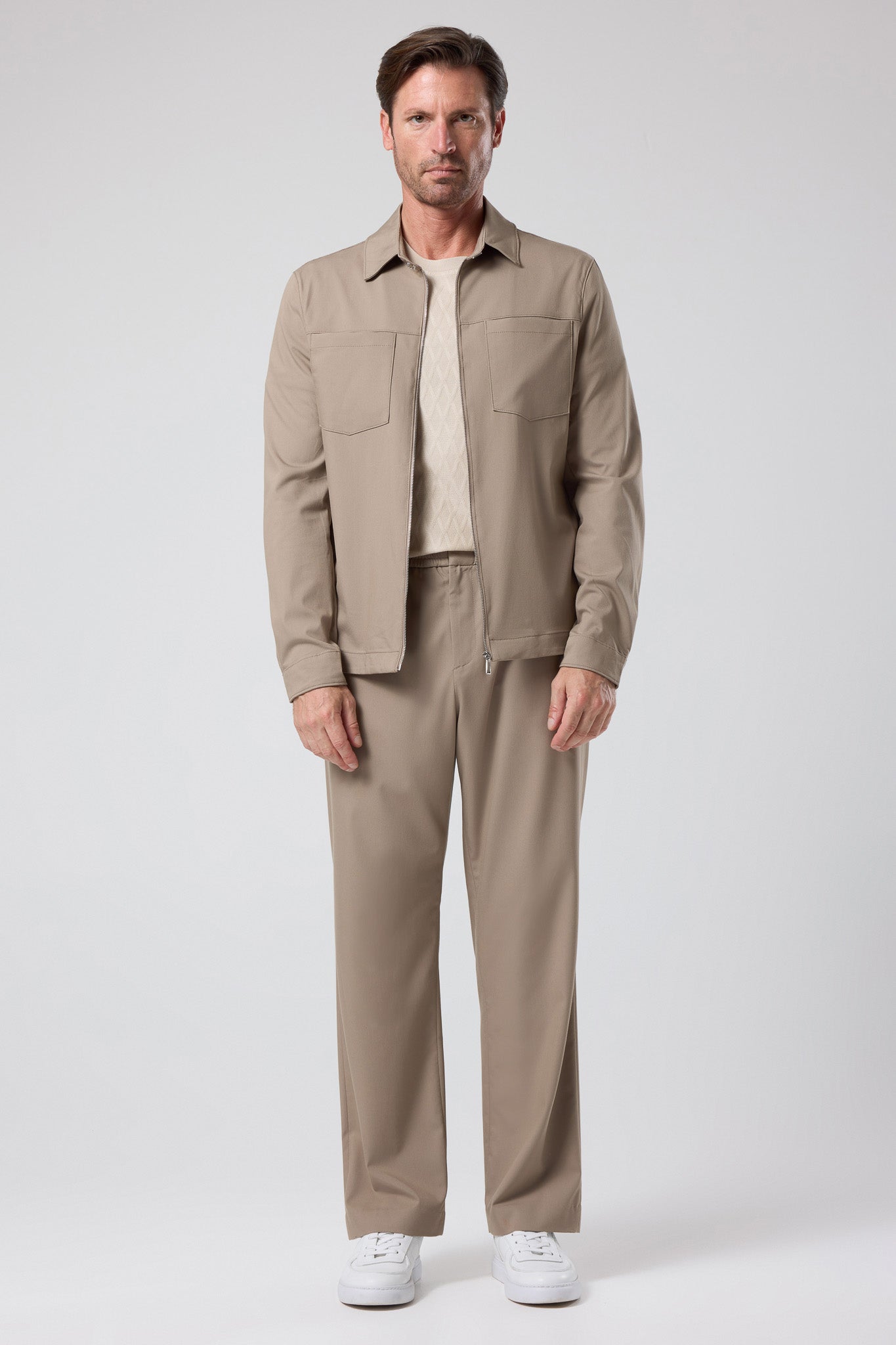 Fermuarlı Gömlek Ceket - CKT-5049-BEIGE-S - CKT-5049-BEIGE-S_28