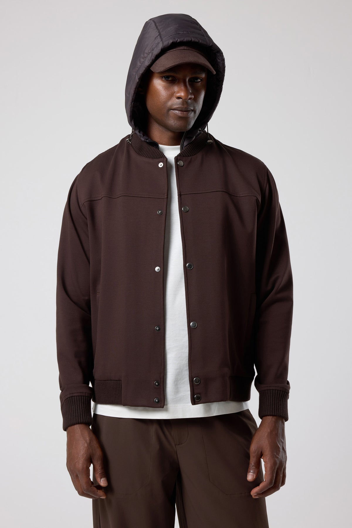 Kapüşonlu Düğmeli Ceket - CKT-5050-BEIGE-S - CKT-5050-BEIGE-S_21