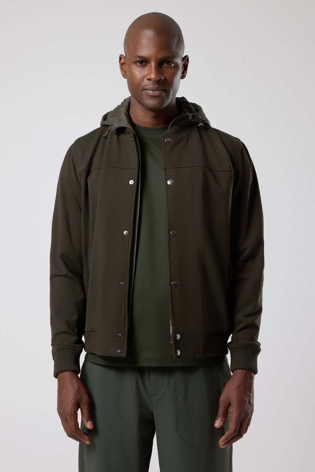 Kapüşonlu Düğmeli Ceket - CKT-5050-BEIGE-S - CKT-5050-BEIGE-S_30