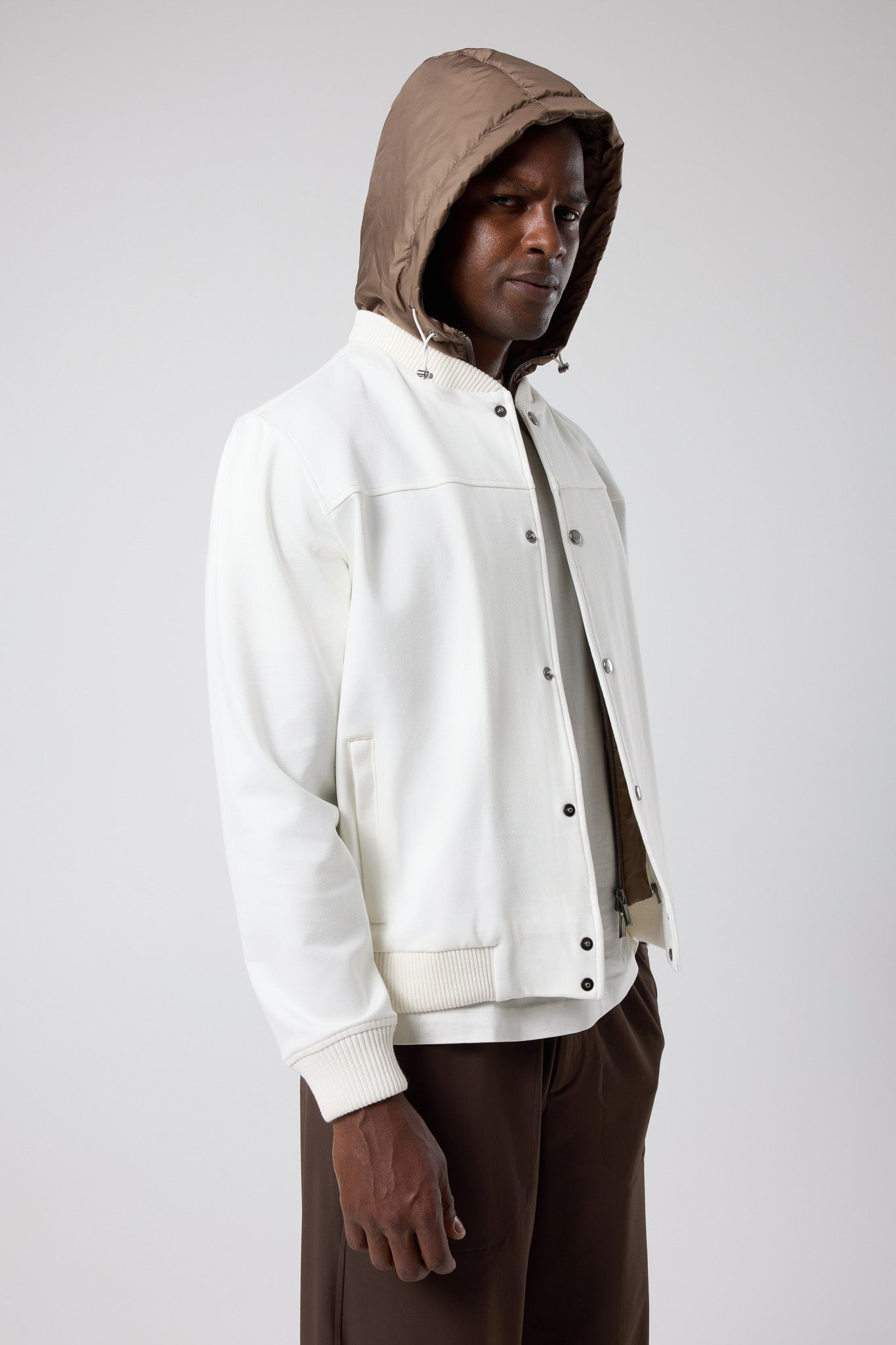 Kapüşonlu Düğmeli Ceket - CKT-5050-BEIGE-S - CKT-5050-BEIGE-S_77