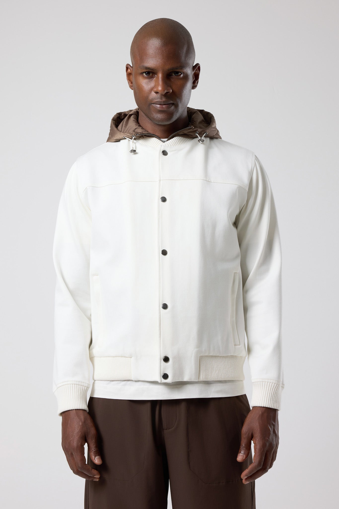 Kapüşonlu Düğmeli Ceket - CKT-5050-BEIGE-S - CKT-5050-BEIGE-S_81