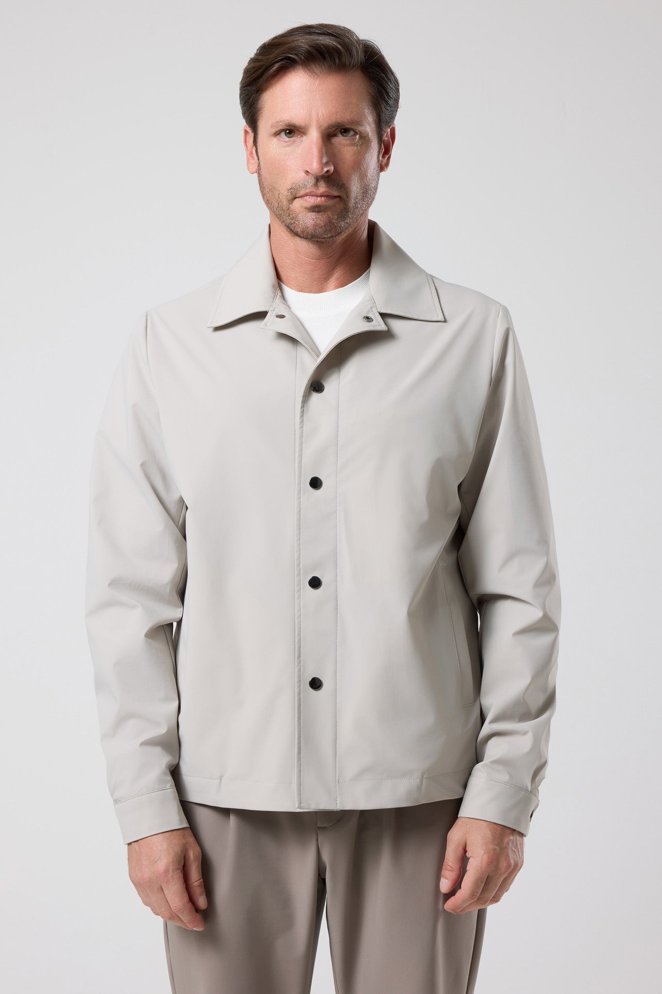 Minimal Kesim Düğmeli Ceket - CKT-5051-BEIGE-S - CKT-5051-BEIGE-S_12