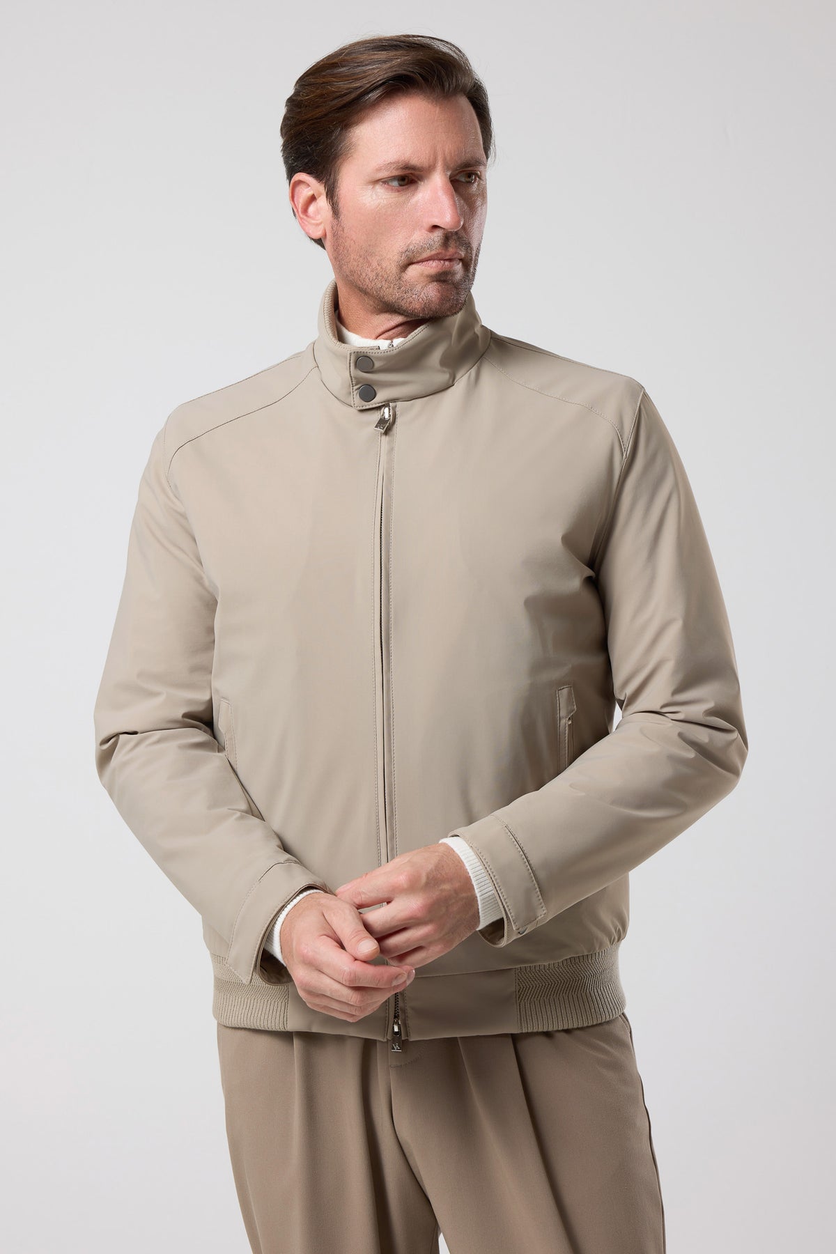 Minimal Kesim Düğmeli Ceket - CKT-5051-BEIGE-S - CKT-5051-BEIGE-S_16