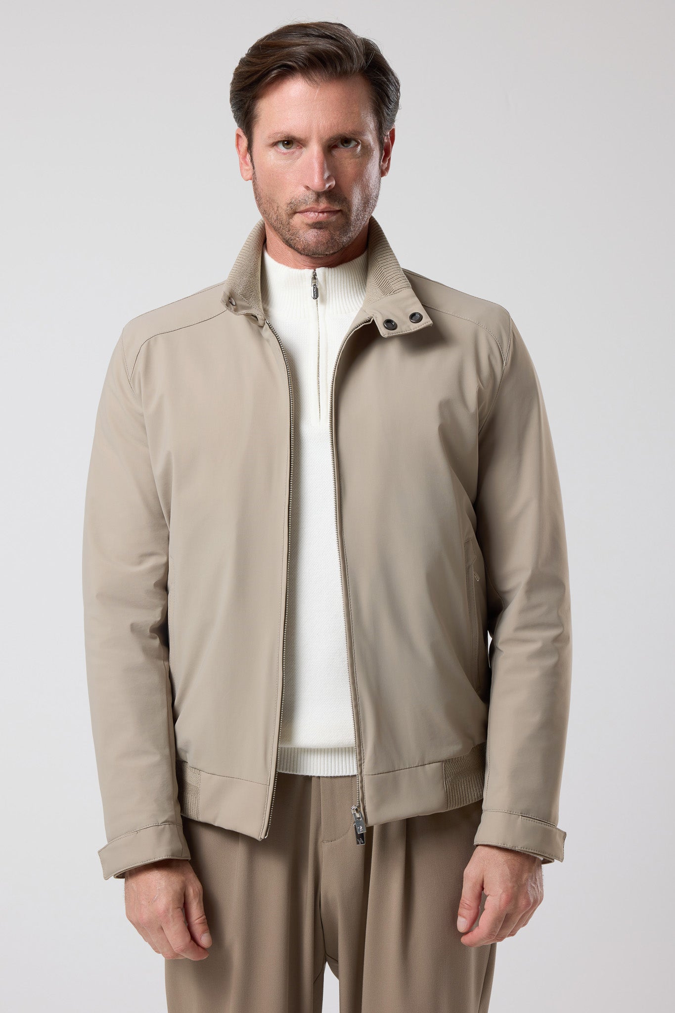 Minimal Kesim Düğmeli Ceket - CKT-5051-BEIGE-S - CKT-5051-BEIGE-S_20
