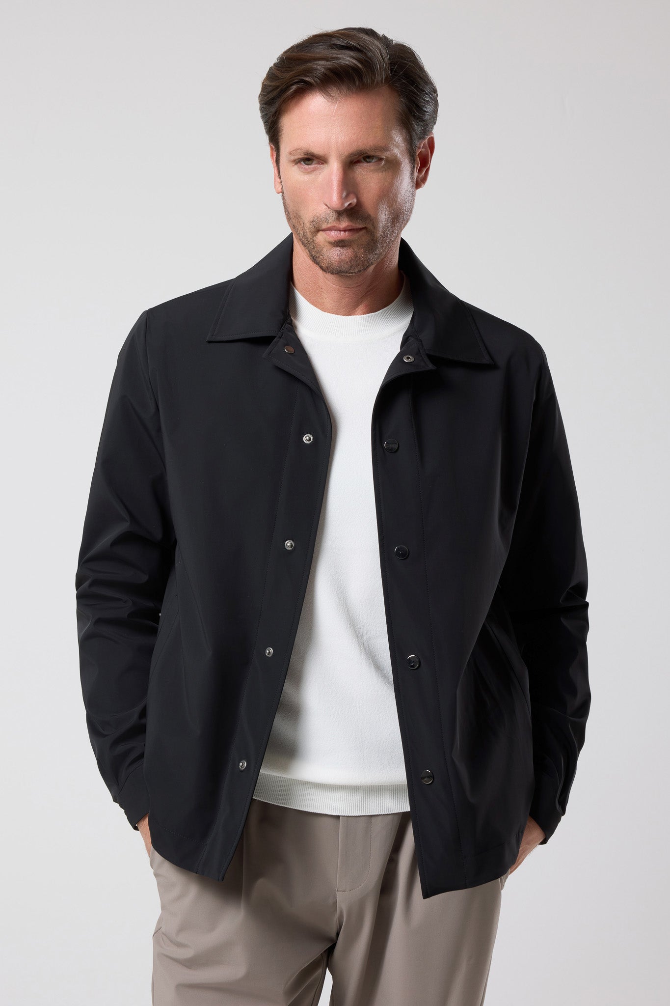 Minimal Kesim Düğmeli Ceket - CKT-5051-BEIGE-S - CKT-5051-BEIGE-S_27