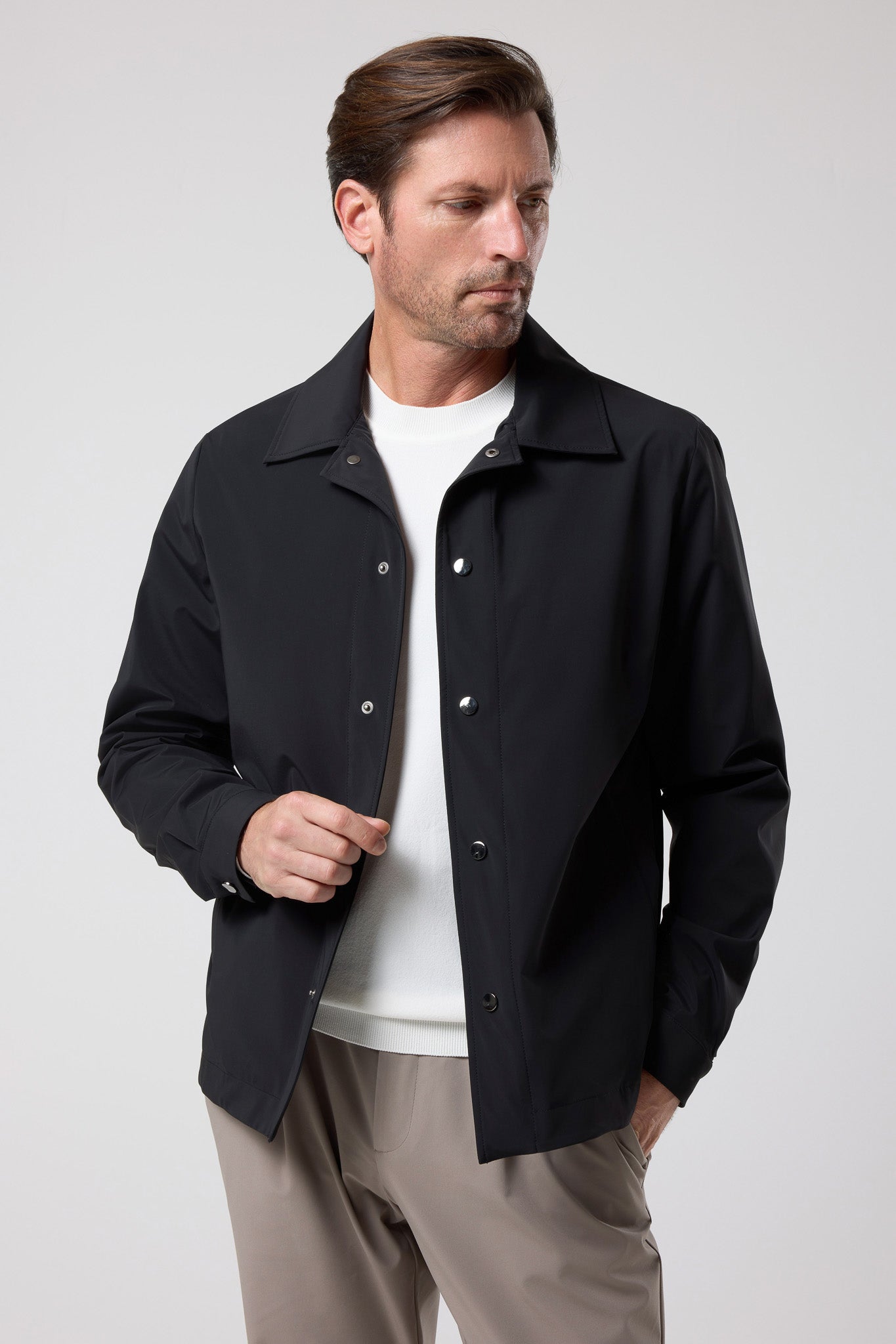 Minimal Kesim Düğmeli Ceket - CKT-5051-BEIGE-S - CKT-5051-BEIGE-S_28
