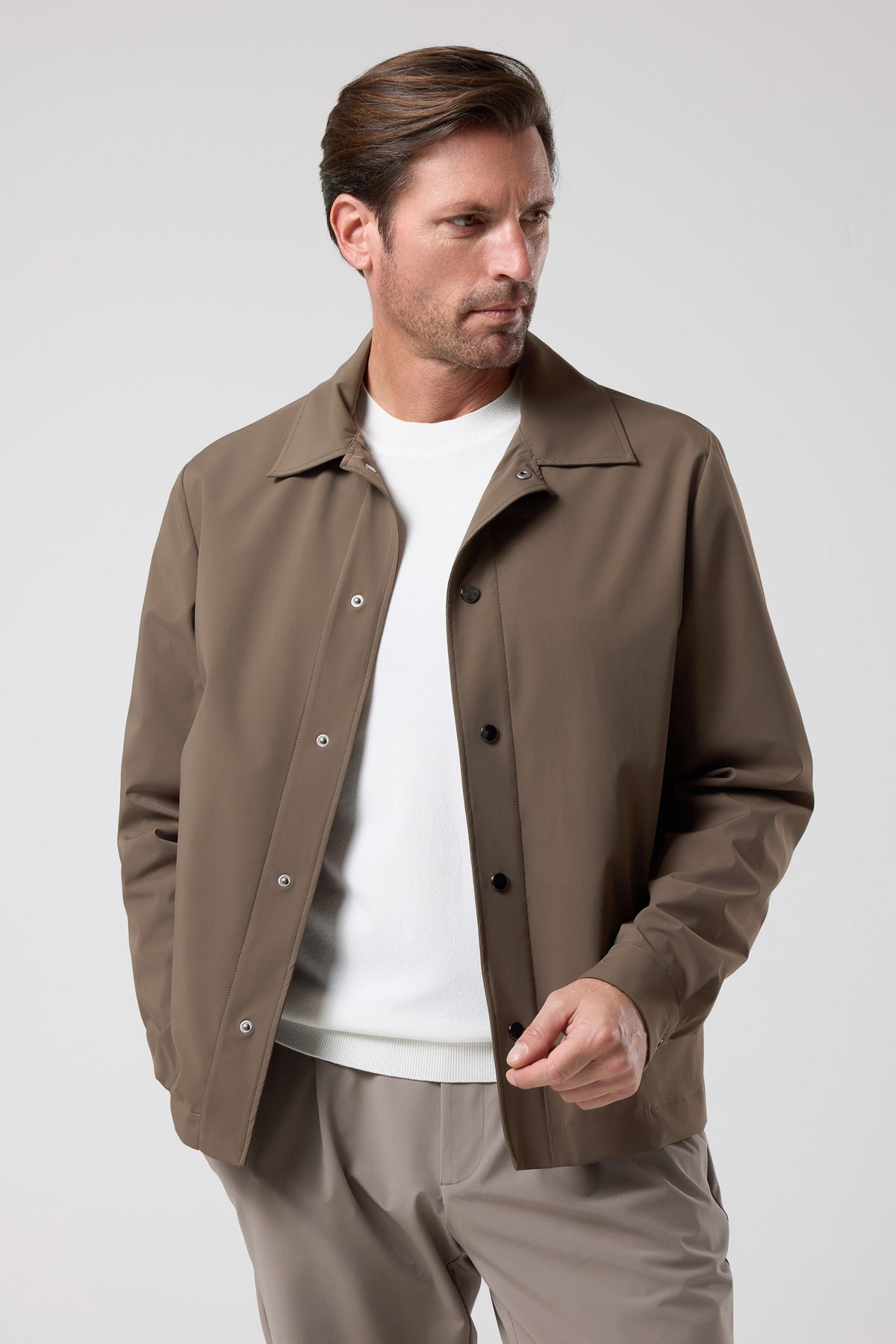 Minimal Kesim Düğmeli Ceket - CKT-5051-BEIGE-S - CKT-5051-BEIGE-S_41