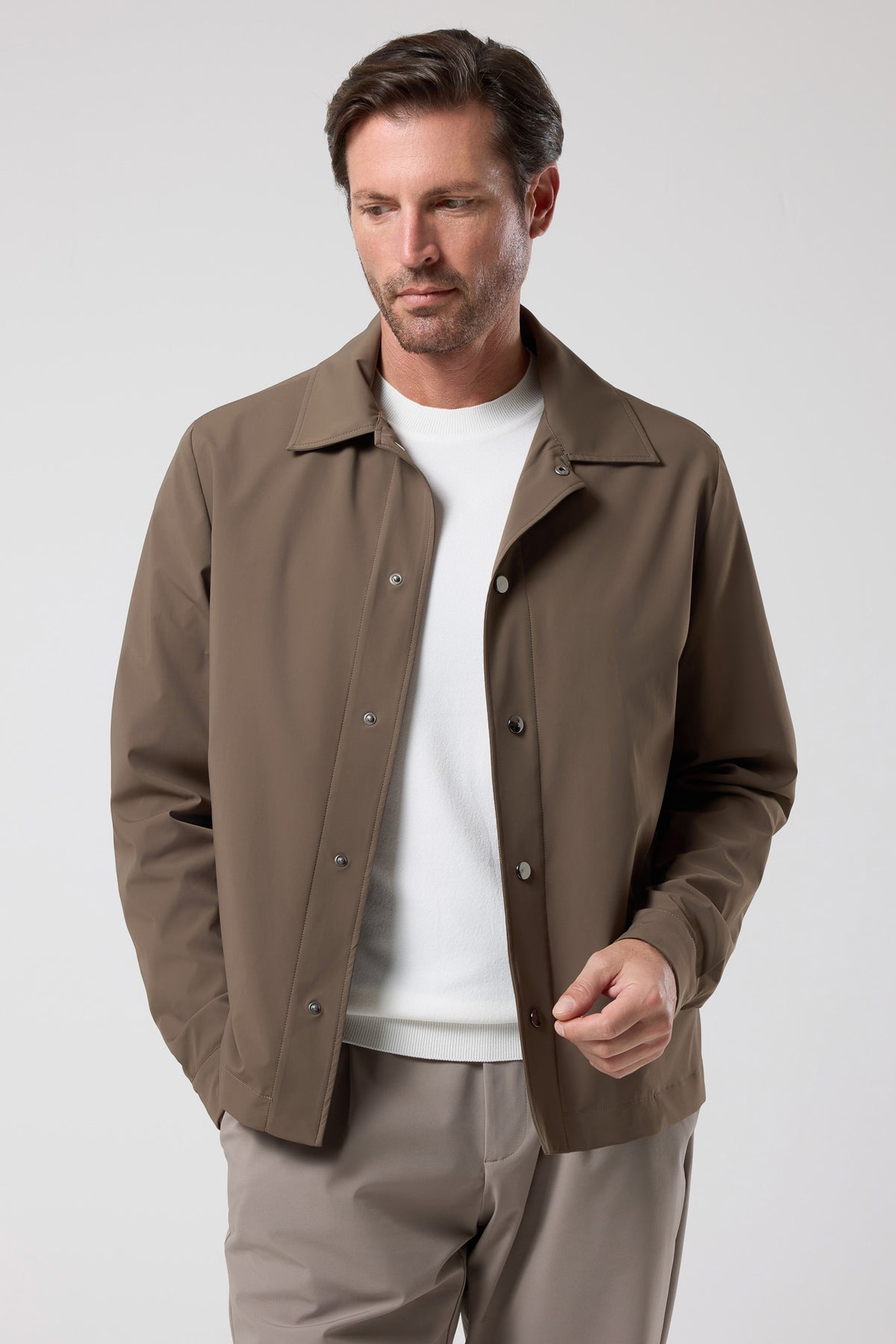 Minimal Kesim Düğmeli Ceket - CKT-5051-BEIGE-S - CKT-5051-BEIGE-S_42