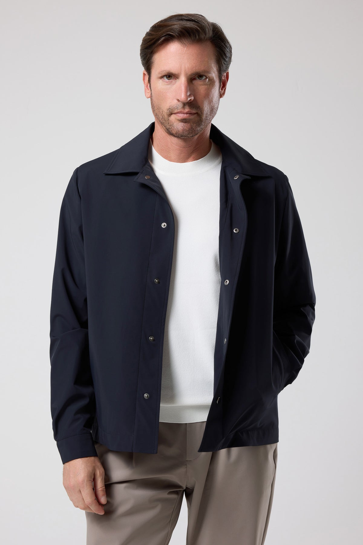Minimal Kesim Düğmeli Ceket - CKT-5051-BEIGE-S - CKT-5051-BEIGE-S_50