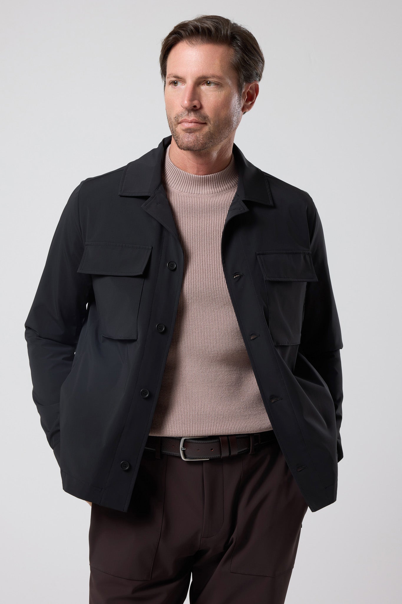 Çift Cepli Gömlek Ceket - CKT-5052-BEIGE-S - CKT-5052-BEIGE-S_27