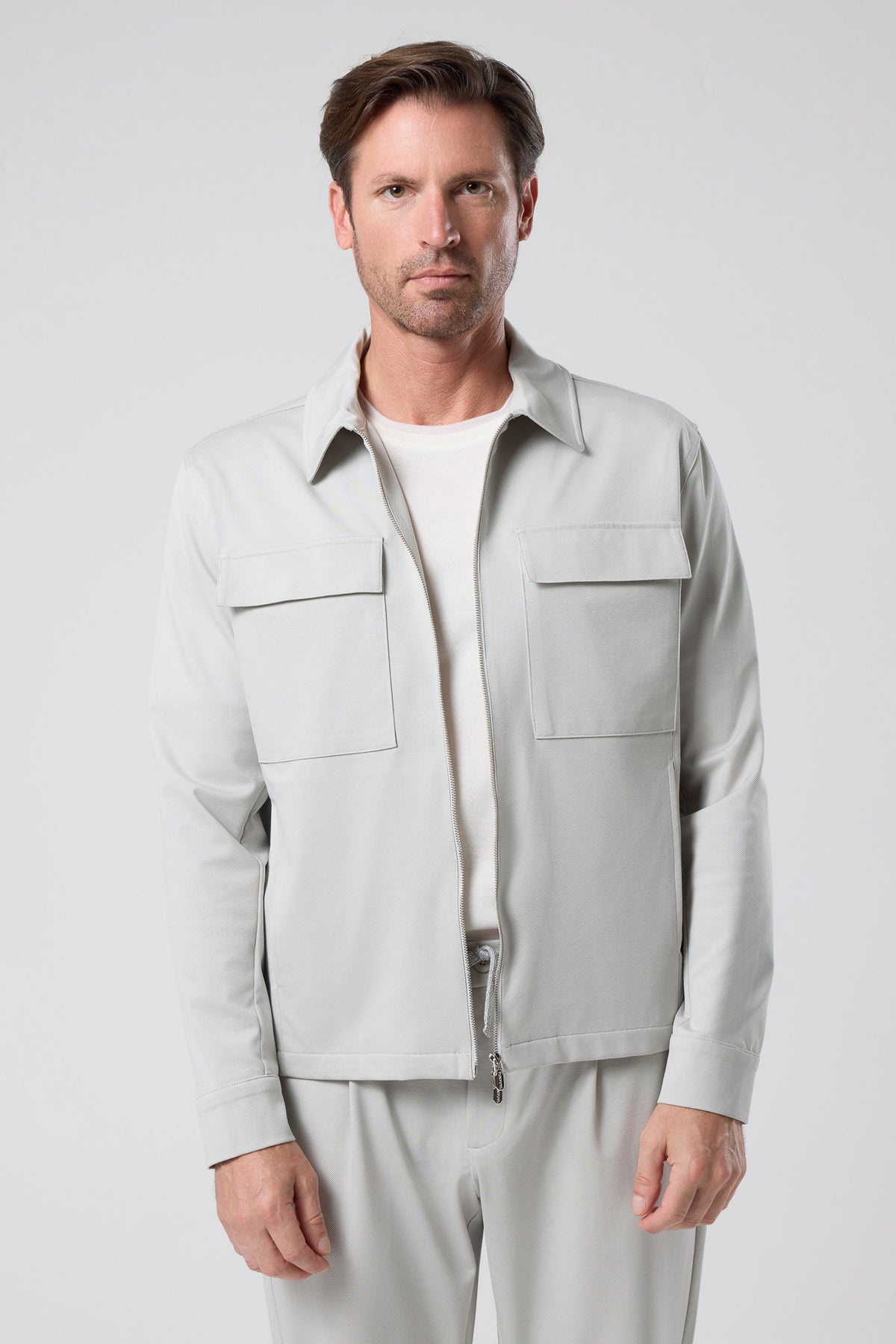 Fermuarlı Cep Detaylı Ceket - CKT-5053-BEIGE-S - CKT-5053-BEIGE-S_27