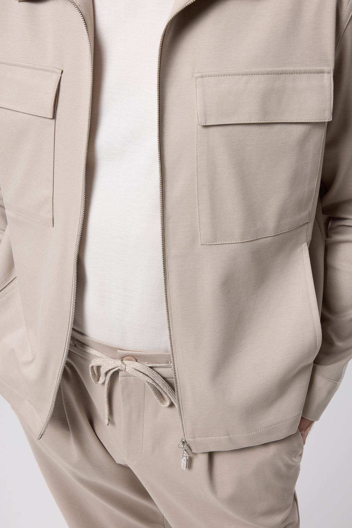 Fermuarlı Cep Detaylı Ceket - CKT-5053-BEIGE-S - CKT-5053-BEIGE-S_72