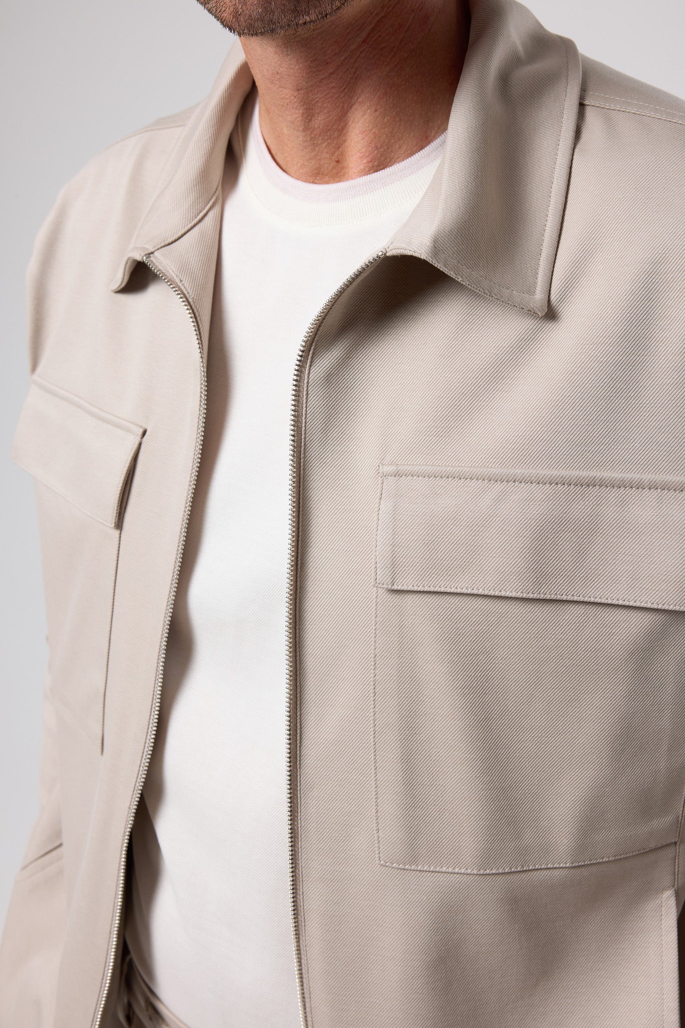 Fermuarlı Cep Detaylı Ceket - CKT-5053-BEIGE-S - CKT-5053-BEIGE-S_73