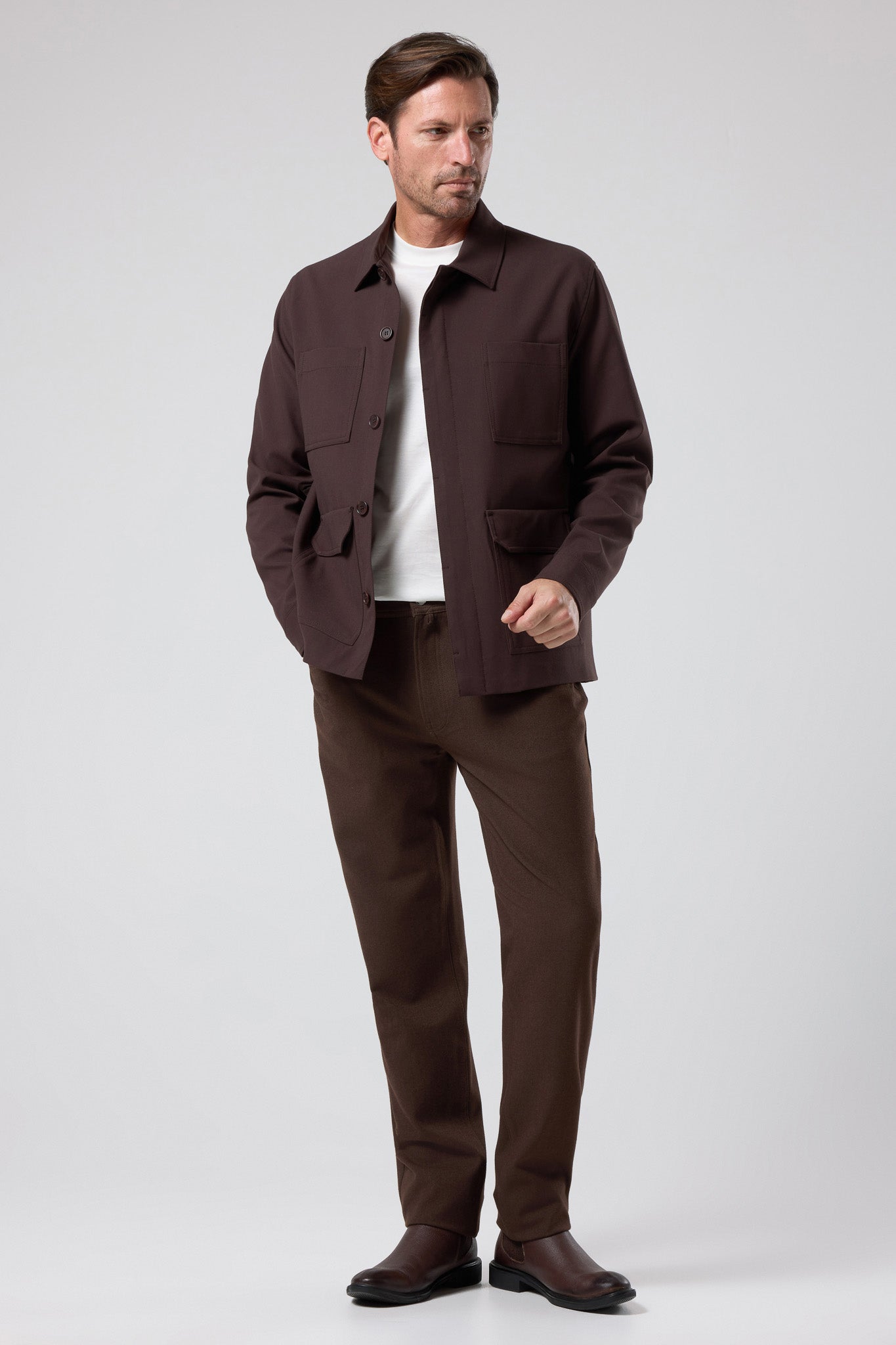 Çok Cepli Gömlek Ceket - CKT-5061-BEIGE-S - CKT-5061-BEIGE-S_14