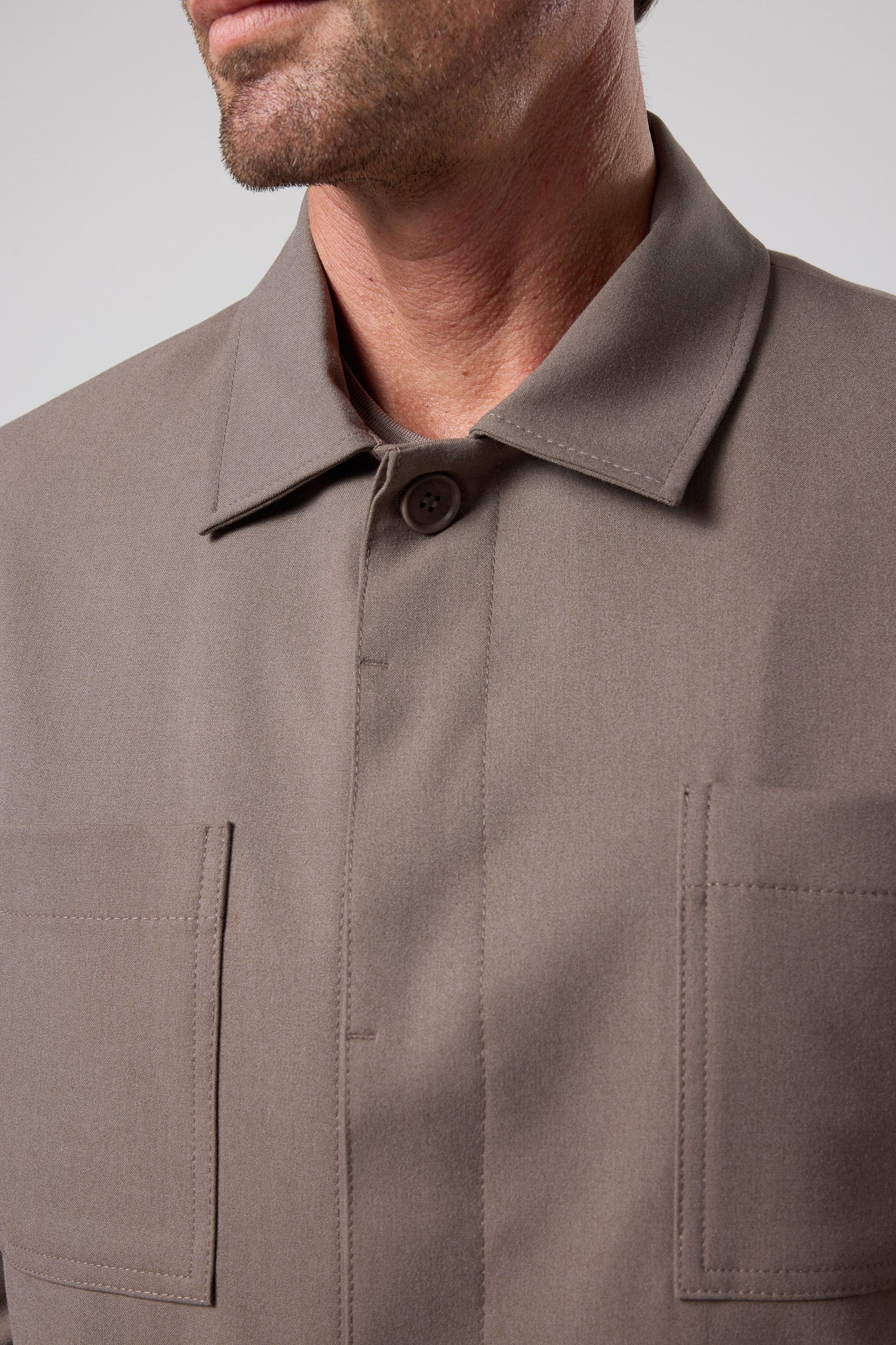 Çok Cepli Gömlek Ceket - CKT-5061-BEIGE-S - CKT-5061-BEIGE-S_32