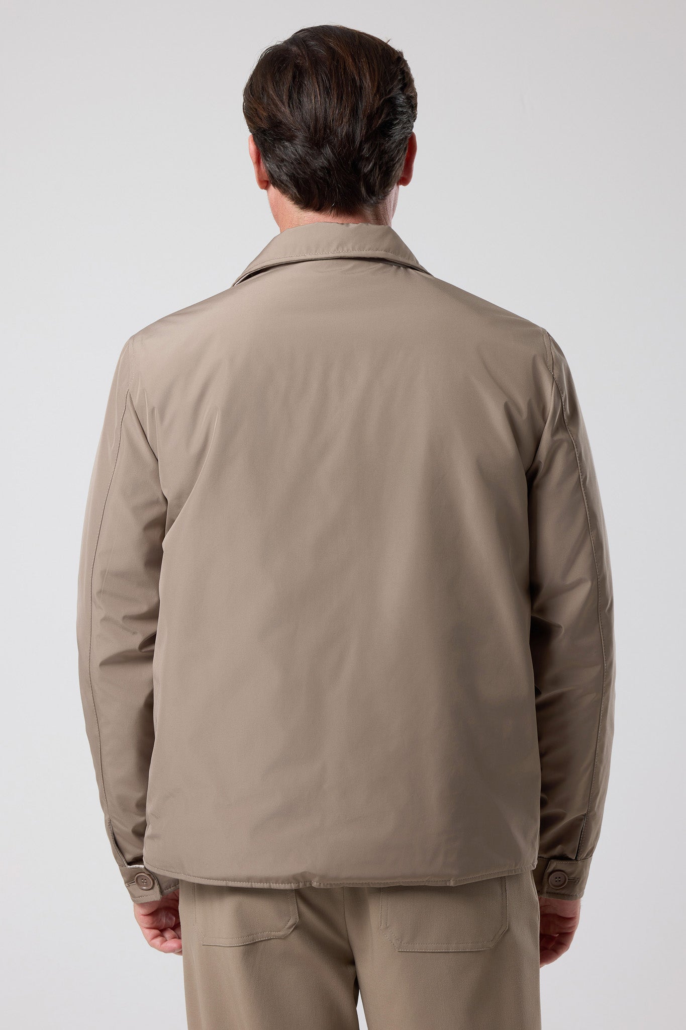 Kapak Cepli Düğmeli Ceket - CKT-5063-BROWN-S - CKT-5063-BROWN-S_45