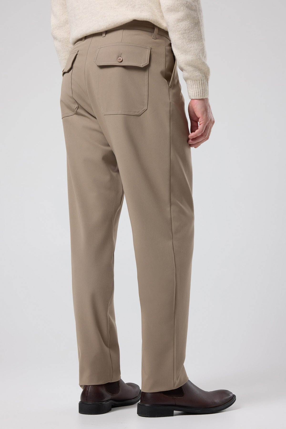 Pileli Klasik Pantolon - PNT-6091-BEIGE-30 - 33 - PNT-6091-BEIGE-30_33