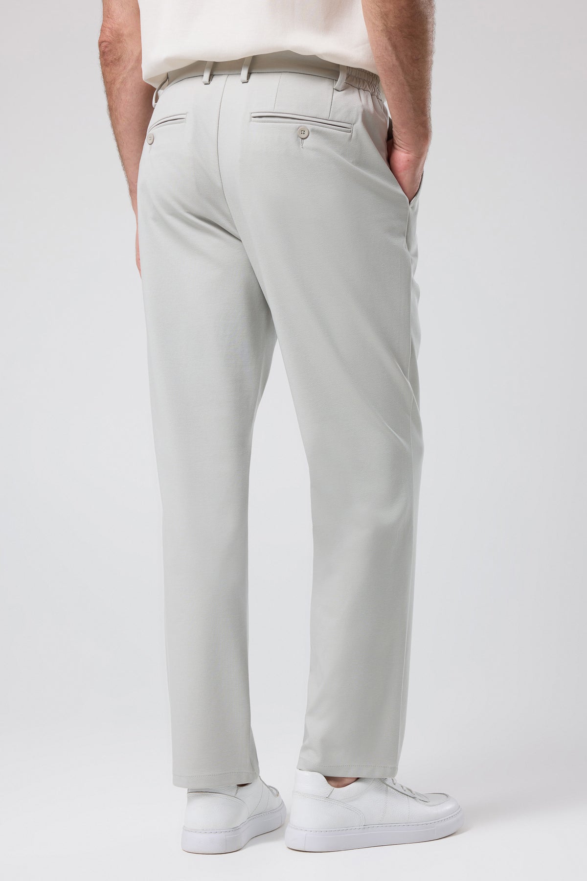 Bağcıklı Pileli Pantolon - PNT-6094-BEIGE-30 - PNT-6094-BEIGE-30_14