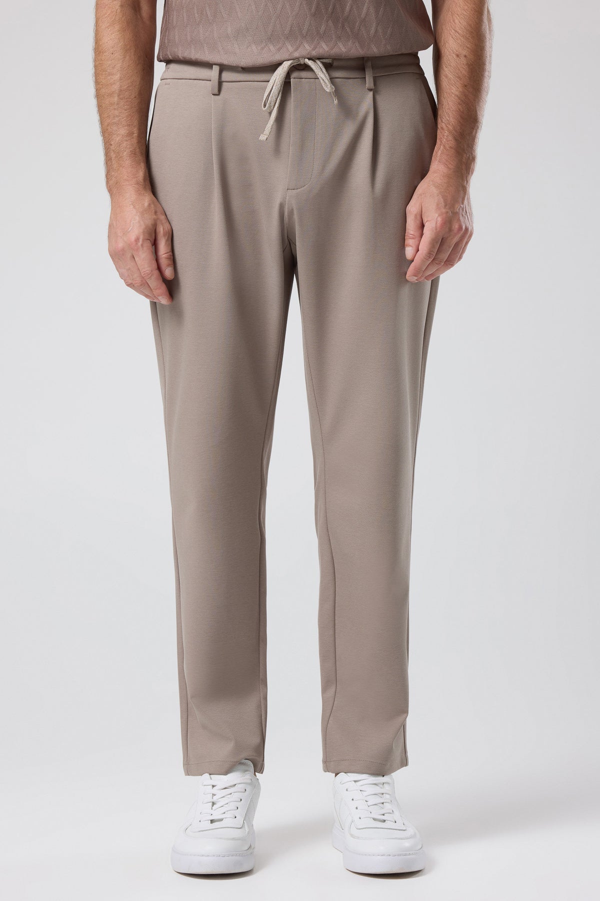 Bağcıklı Pileli Pantolon - PNT-6094-BEIGE-30 - PNT-6094-BEIGE-30_22