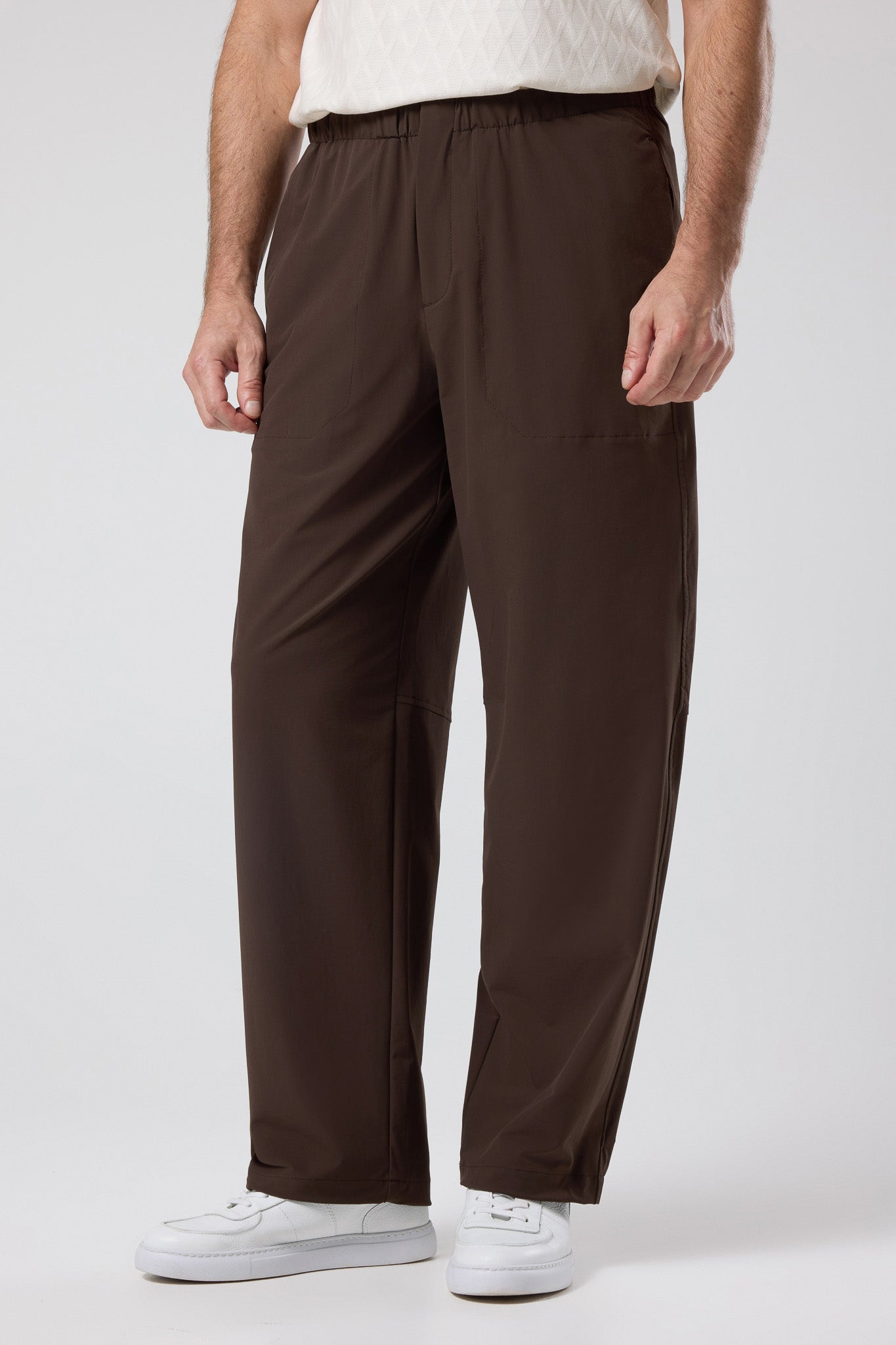 Elastik Belli Rahat Kesim Pantolon - PNT-6096-BEIGE-30 - PNT-6096-BEIGE-30_13