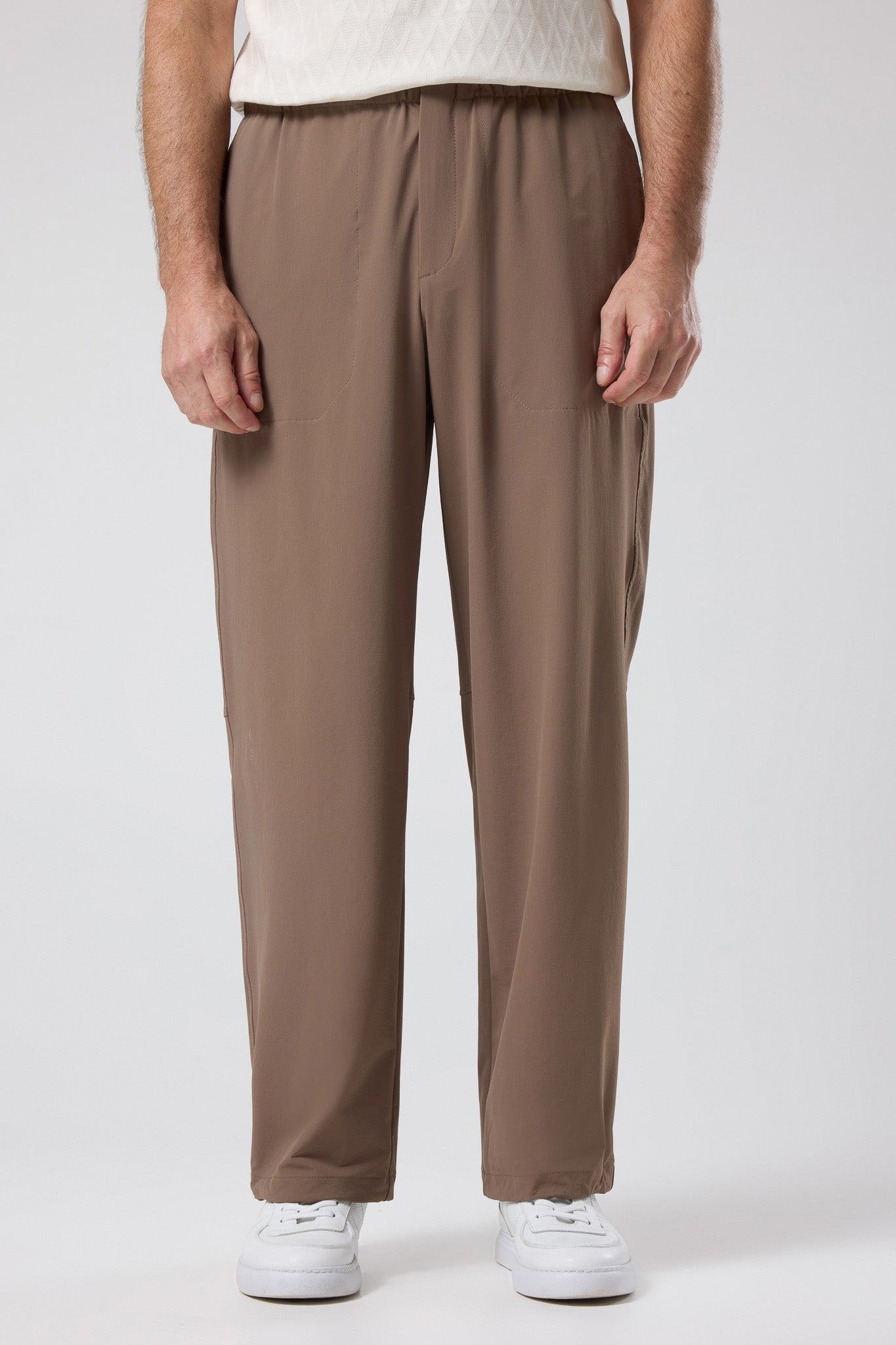 Elastik Belli Rahat Kesim Pantolon - PNT-6096-BEIGE-30 - PNT-6096-BEIGE-30_18