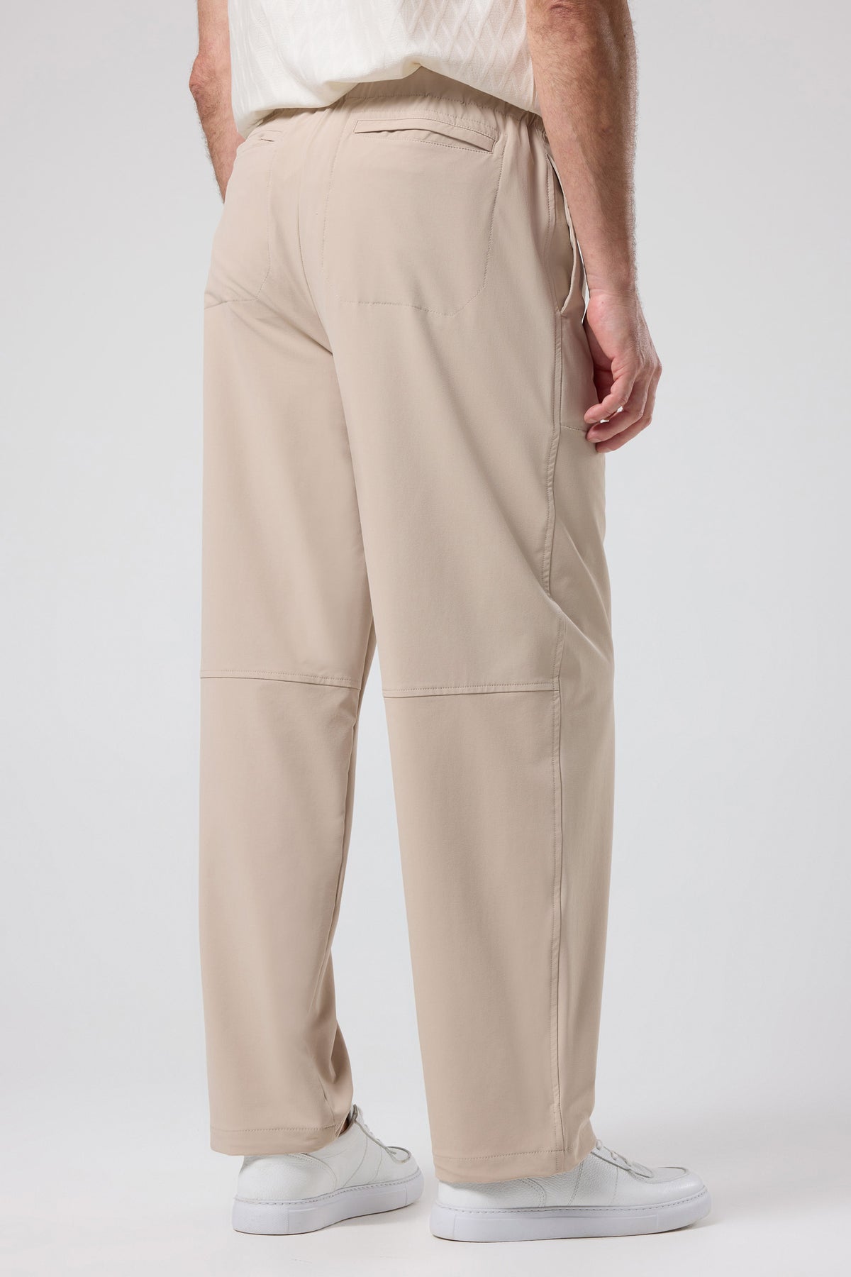 Elastik Belli Rahat Kesim Pantolon - PNT-6096-BEIGE-30 - PNT-6096-BEIGE-30_3