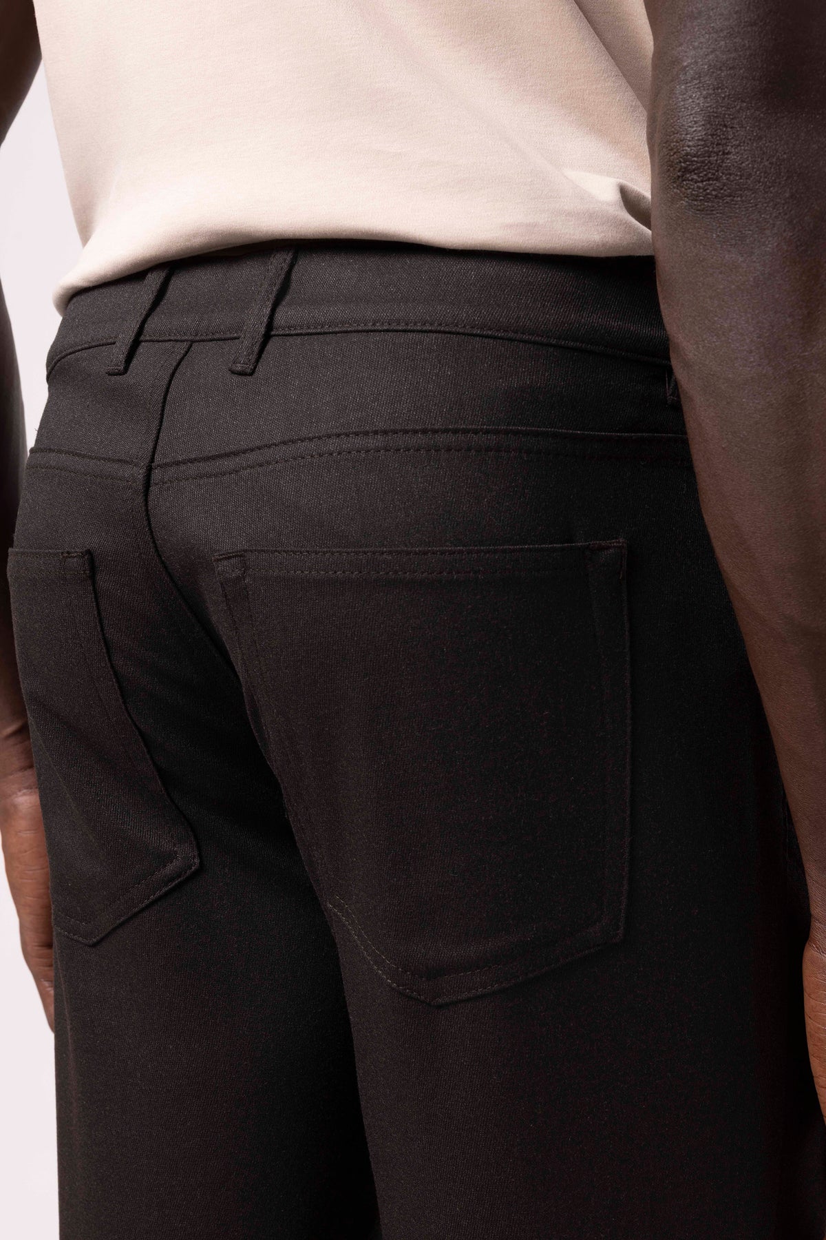 Straight-Leg Trousers with Classic Waist