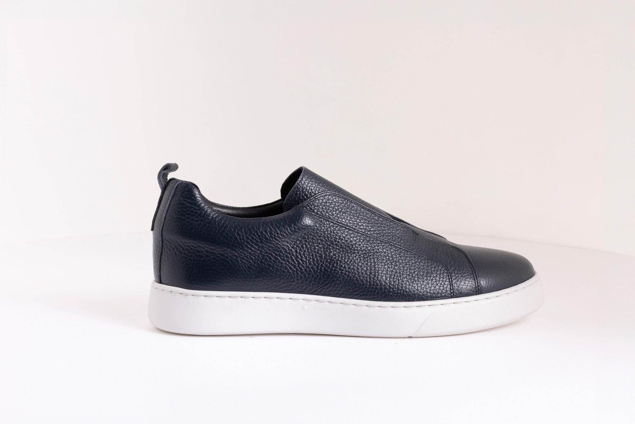 Deri Görünümlü Slip-On Sneaker