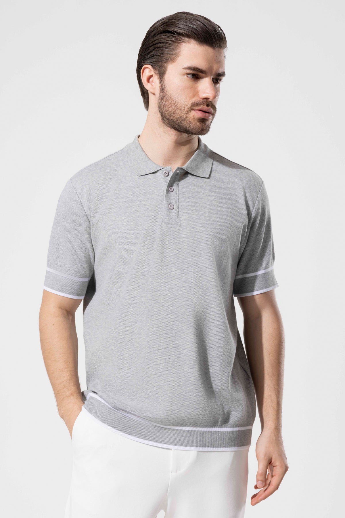 Knit Polo Shirt