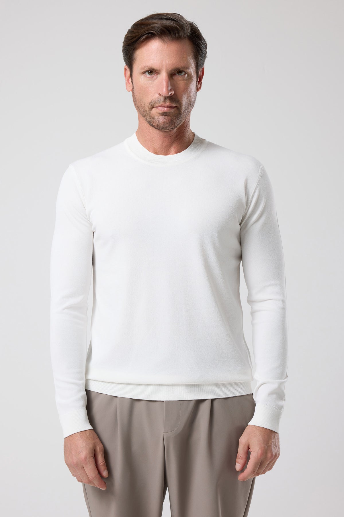 Bisiklet Yaka İnce Triko - TV-4057-BEIGE-S - TV-4057-BEIGE-S_19