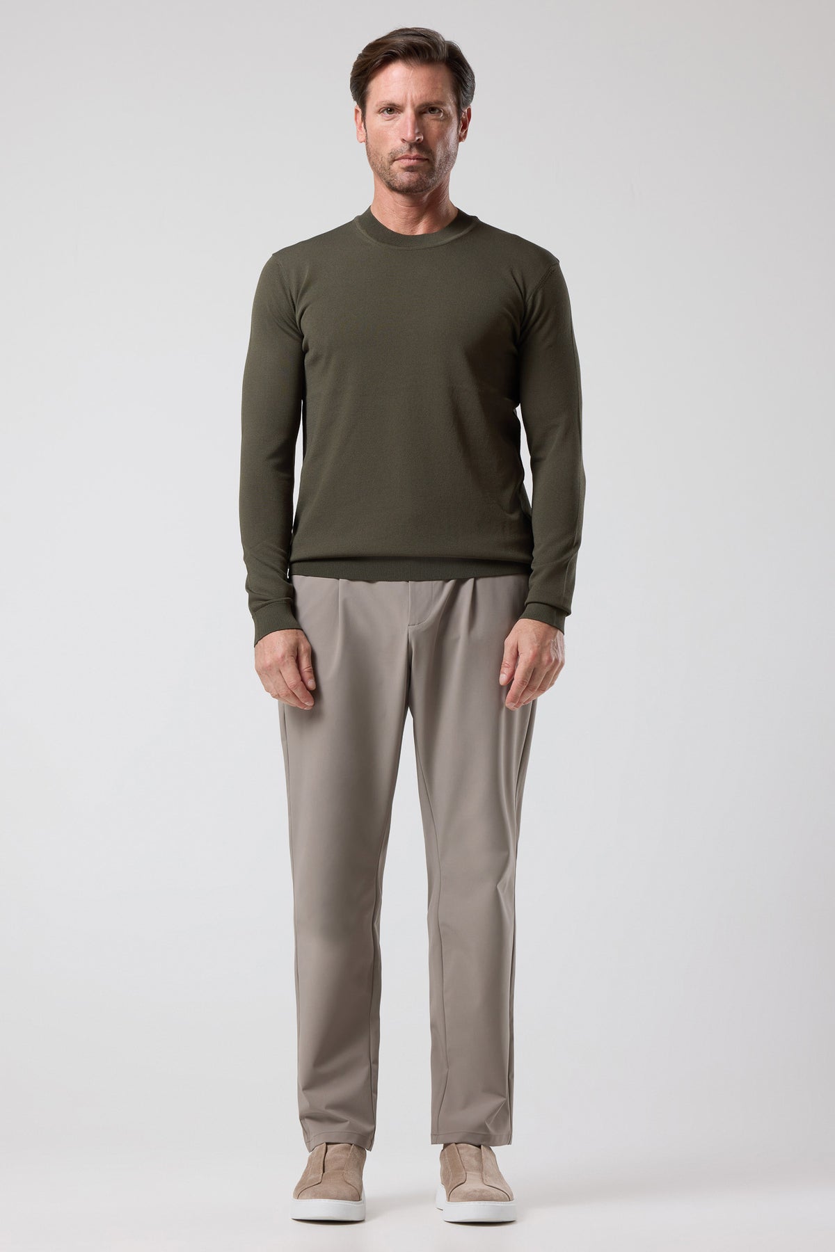 Bisiklet Yaka İnce Triko - TV-4057-BEIGE-S - TV-4057-BEIGE-S_9