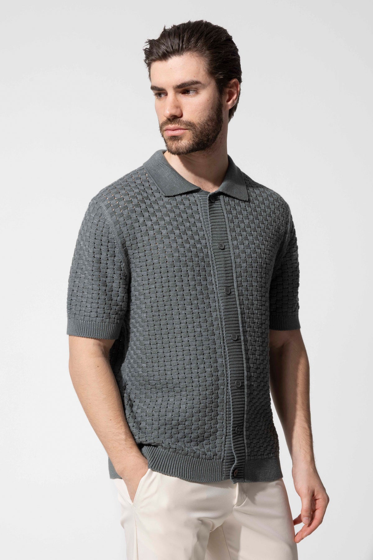 Men's Button-Up Knitwear
