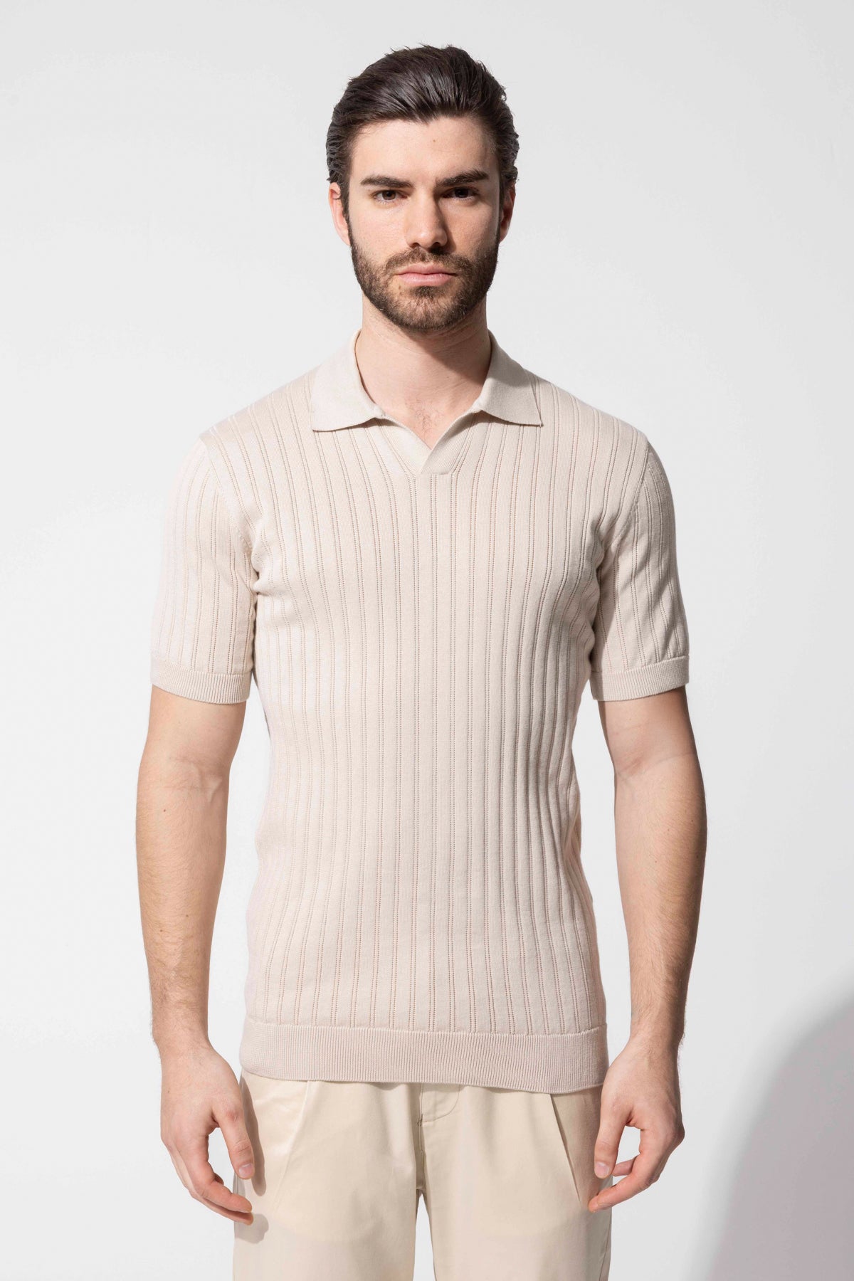 Dokulu Polo Yaka Triko
