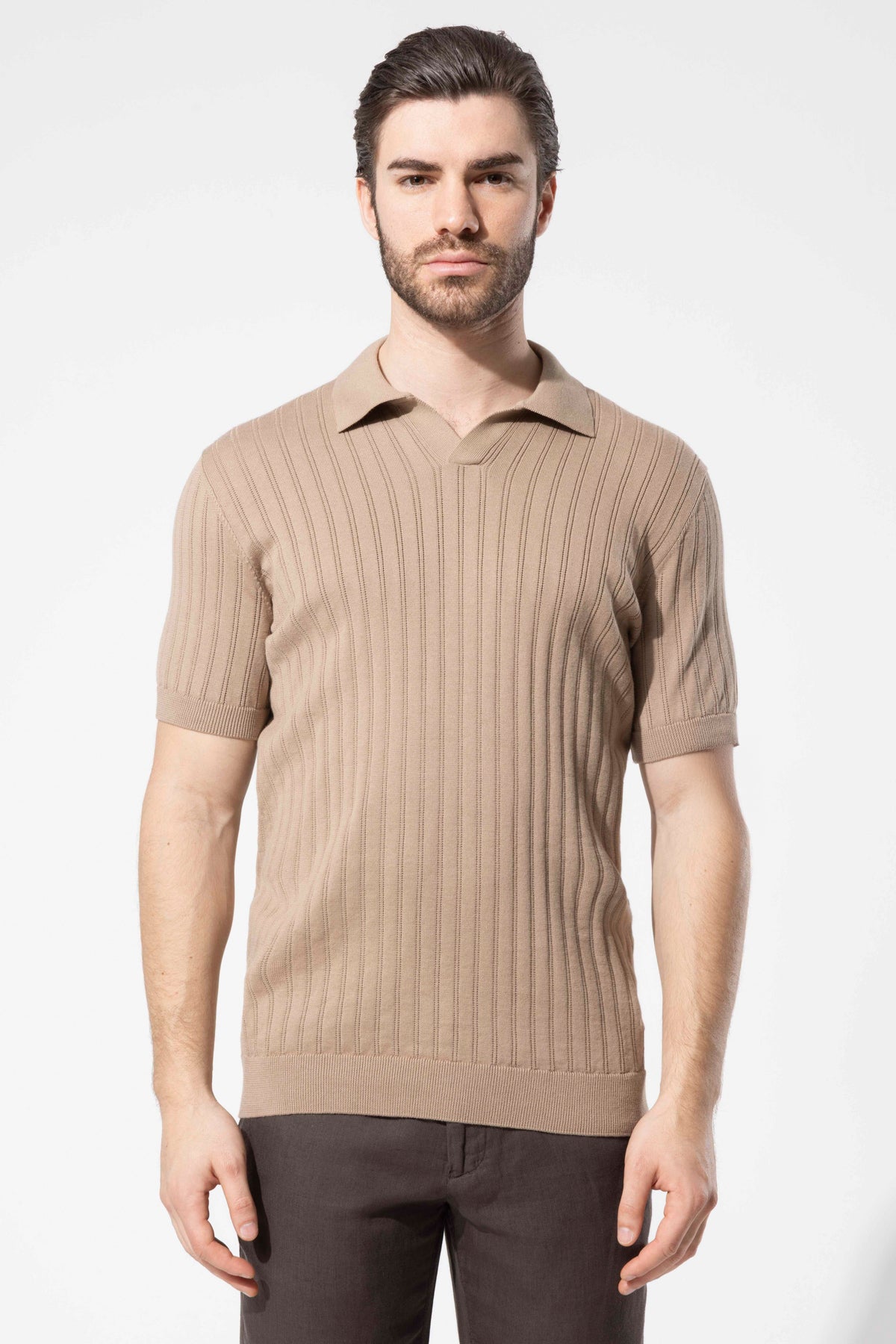 Dokulu Polo Yaka Triko