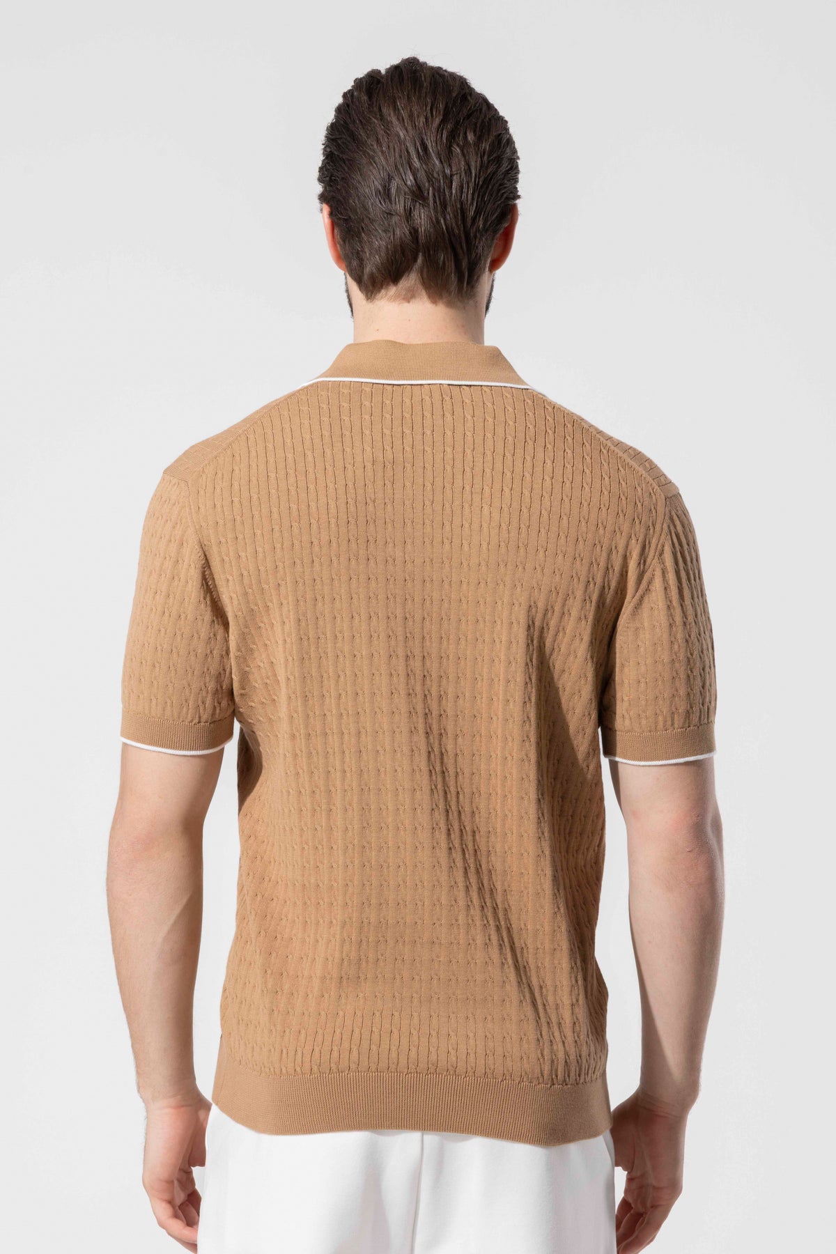 Dokulu Polo Yaka Triko