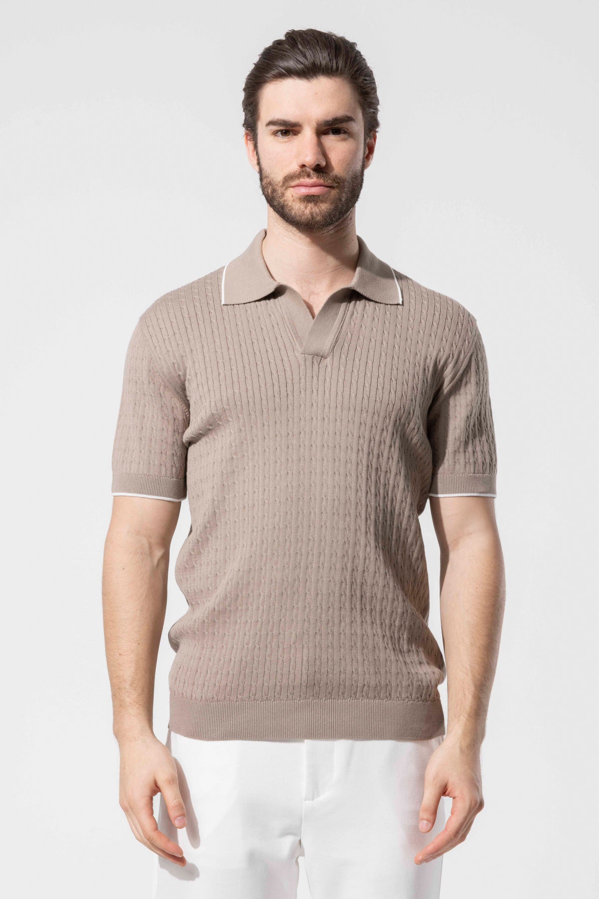 Dokulu Polo Yaka Triko