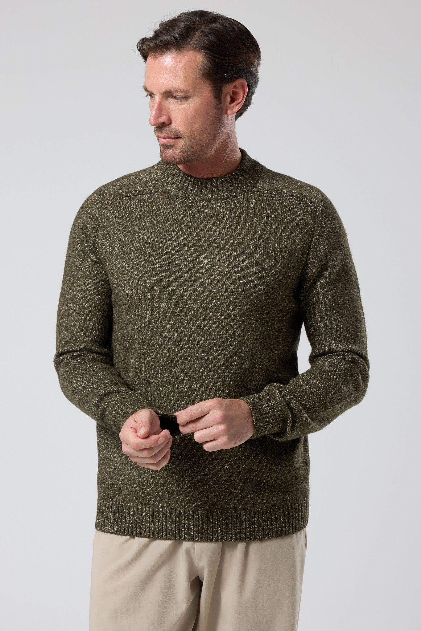 Balıkçı Yaka Dokulu Triko - TV-4102-KHAKI-S - TV-4102-KHAKI-S_20