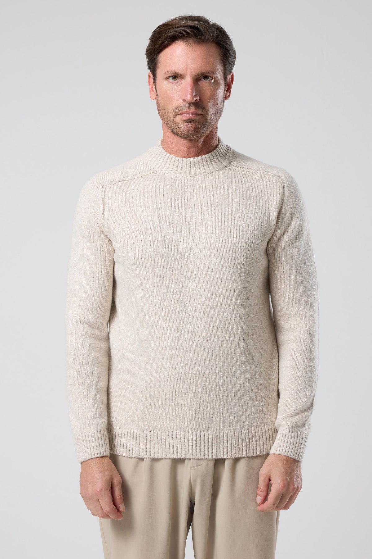 Balıkçı Yaka Dokulu Triko - TV-4102-KHAKI-S - TV-4102-KHAKI-S_24
