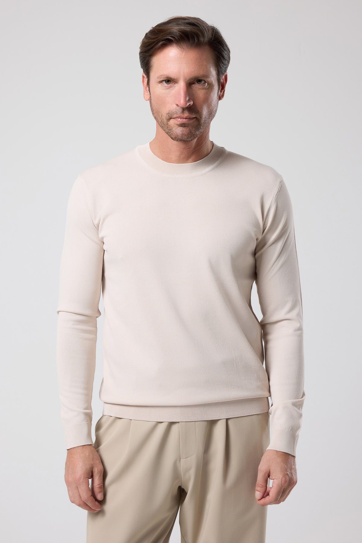 Balıkçı Yaka Dokulu Triko - TV-4102-KHAKI-S - TV-4102-KHAKI-S_31