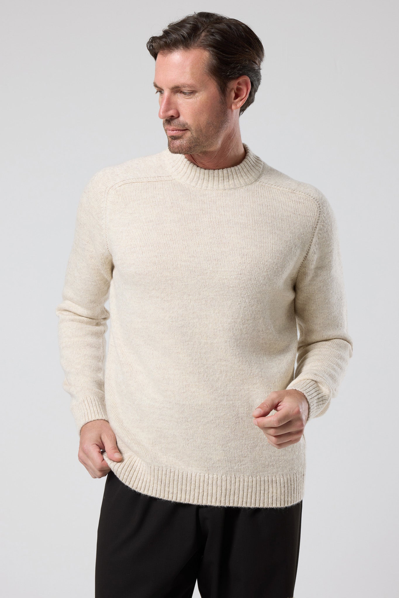 Balıkçı Yaka Dokulu Triko - TV-4102-KHAKI-S - TV-4102-KHAKI-S_8