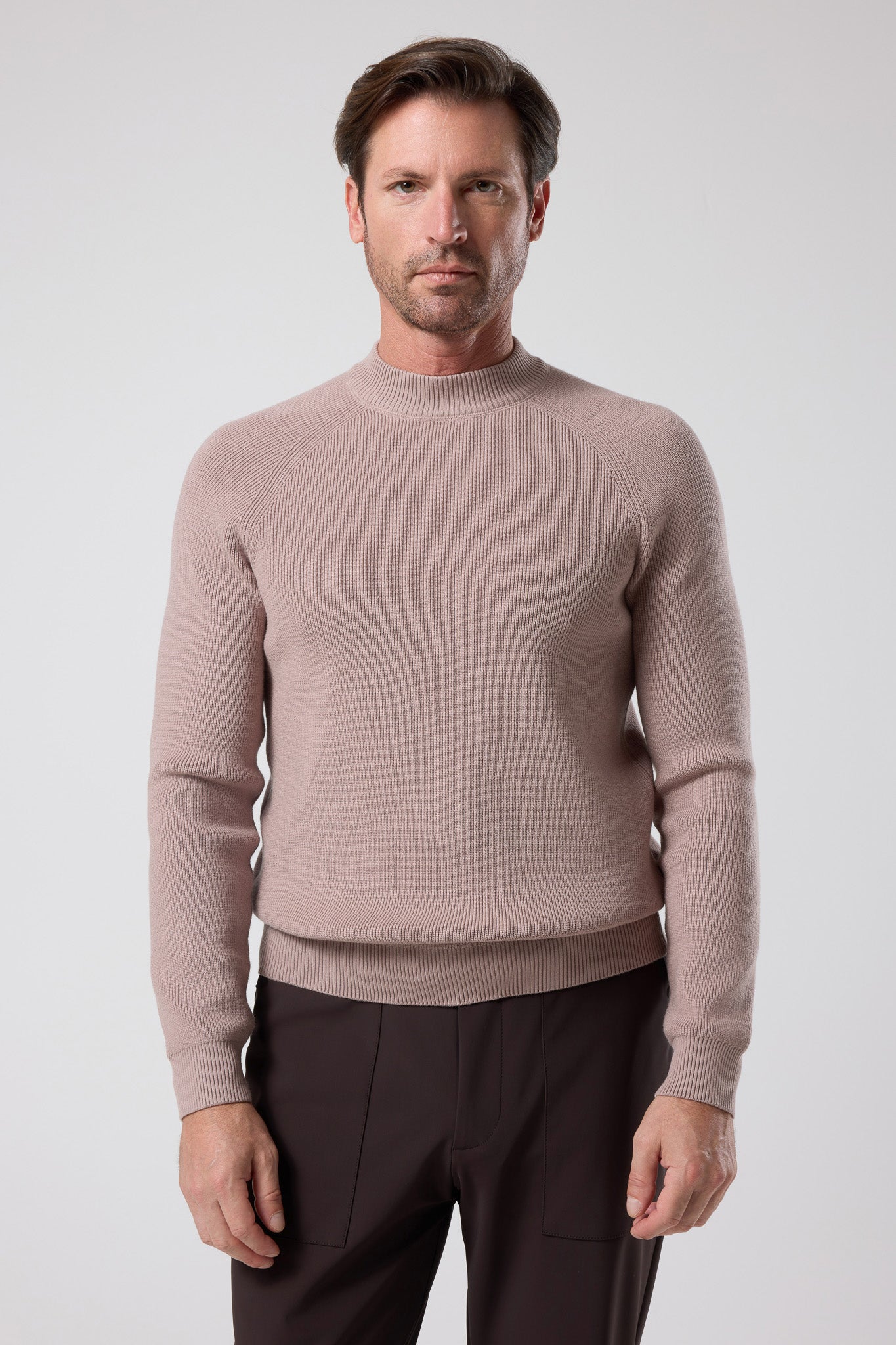 Bisiklet Yaka İnce Dokulu Triko - TV-4104-MINK-S - TV-4104-MINK-S_26