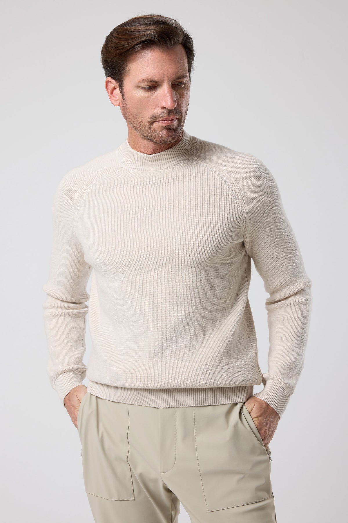 Bisiklet Yaka İnce Dokulu Triko - TV-4104-MINK-S - TV-4104-MINK-S_8