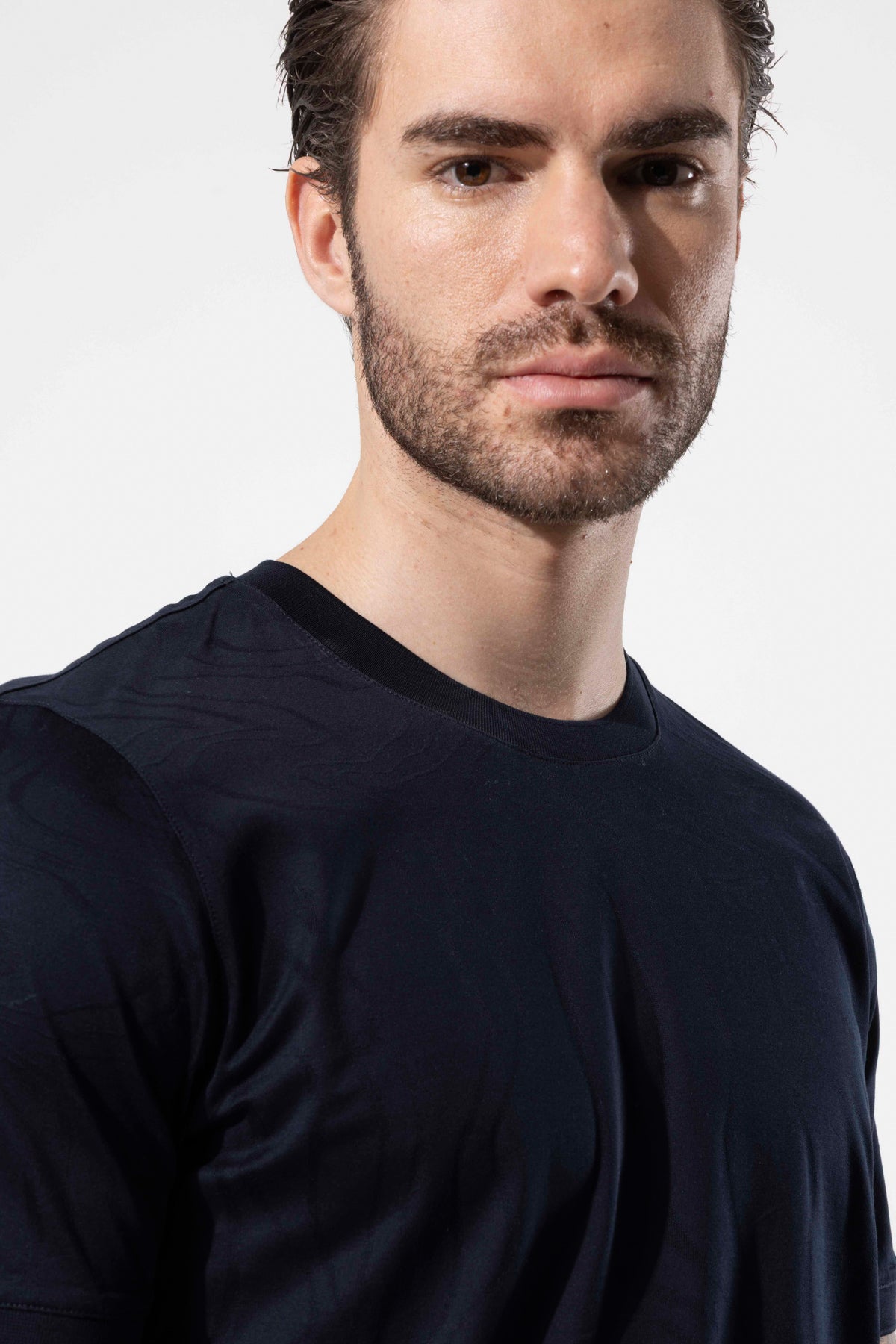 Dokulu Merserize T-Shirt